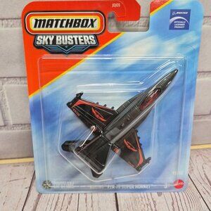 Matchbox Sky Busters Boeing F/A-18 Super Hornet Black 1:64, Sealed Package